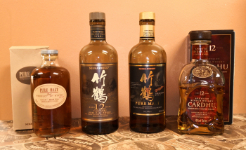 Whisky från Japan och Scotland